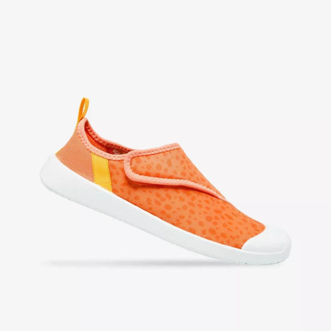Kids Unisex Aquashoes With Riptab - 120, Orange, , medium