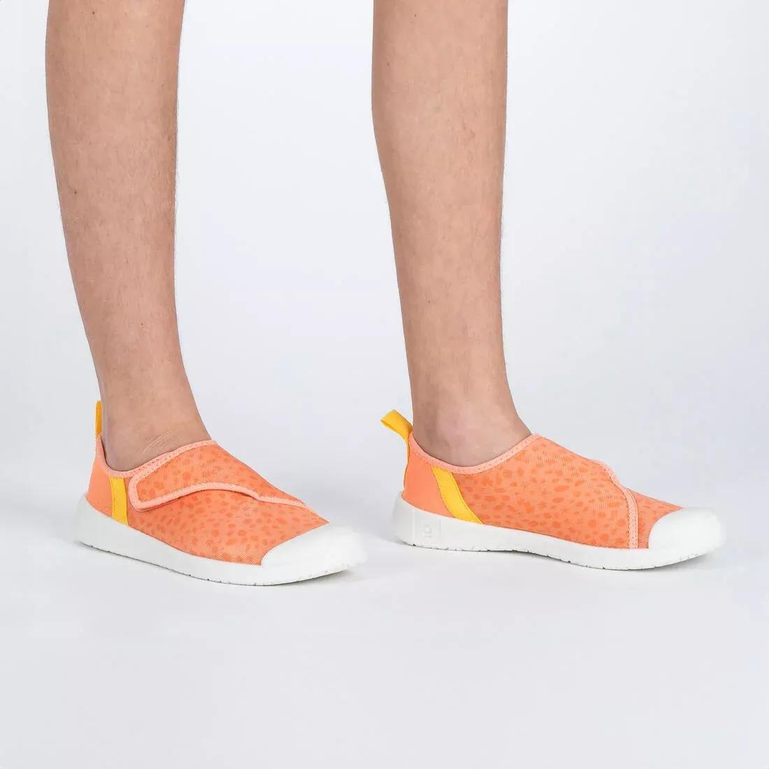Kids Unisex Aquashoes With Riptab - 120, Orange, , large image number 9