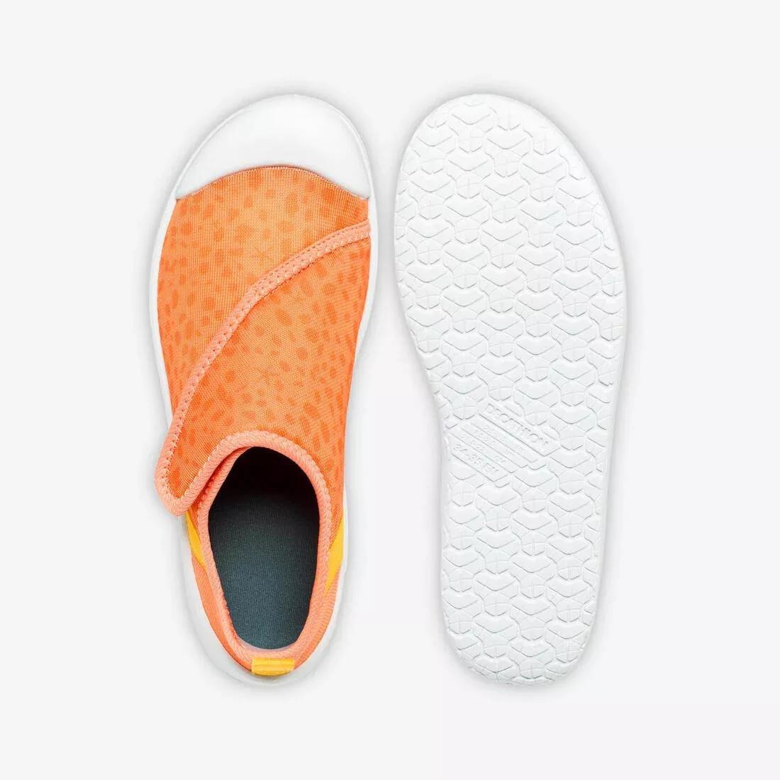 Kids Unisex Aquashoes With Riptab - 120, Orange, , large image number 11