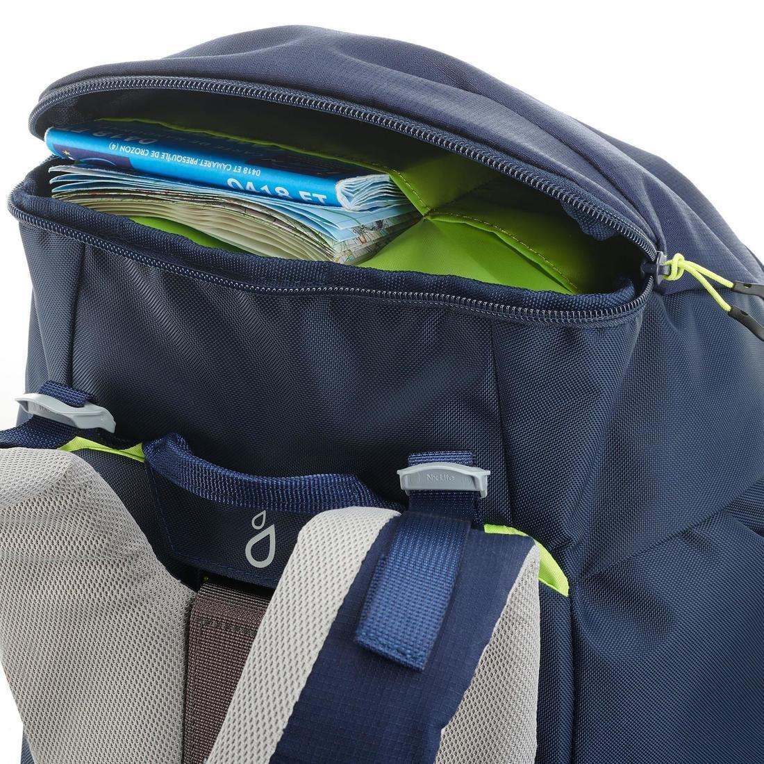 Kids Unisex Hiking 28 L Backpack - Mh500, Blue, No Color, large image number 3