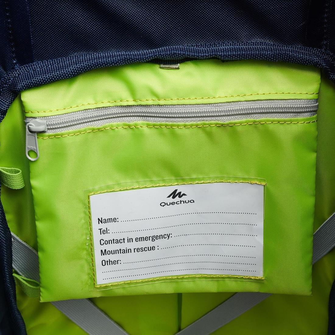 Kids Unisex Hiking 28 L Backpack - Mh500, Blue, No Color, large image number 14