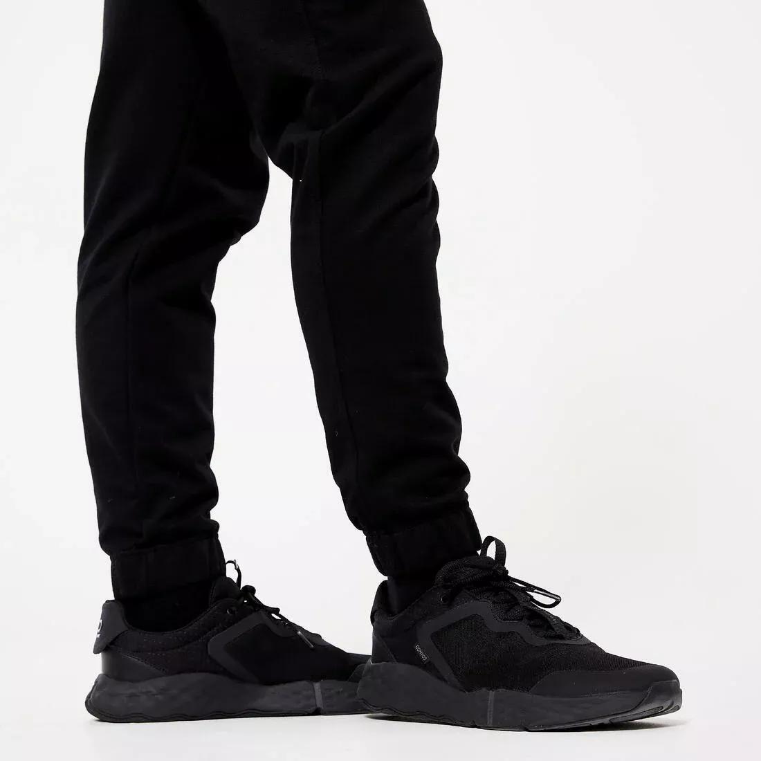 Men Warm Jogging Bottoms, Black, No Color, large image number 4