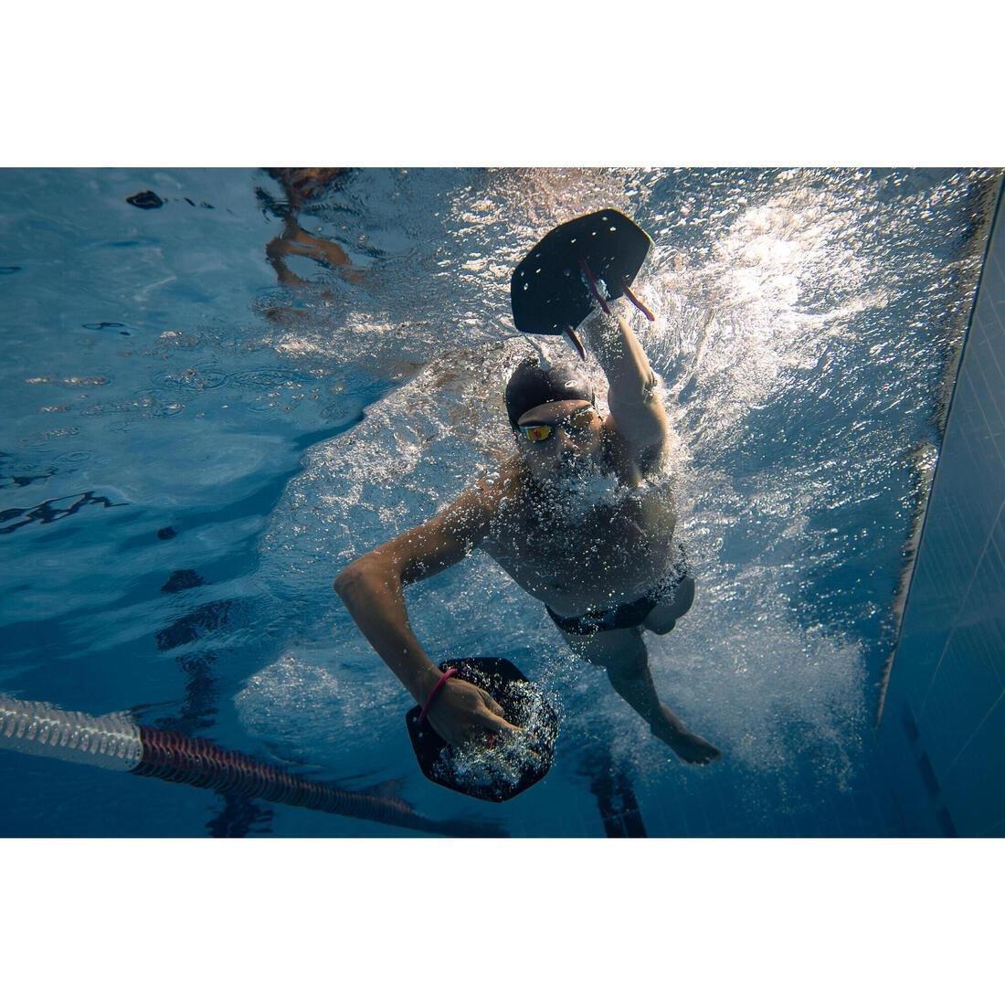 Swimming hand paddles - 900l, Black, No Color, large image number 7