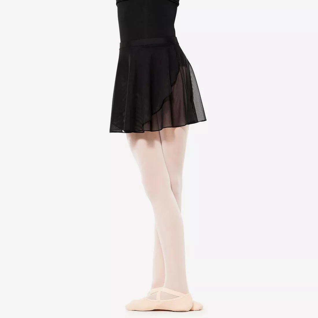 SMOKED BLACK Voile Ballet Skirt - Black, , medium