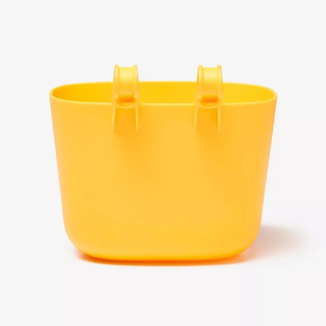 CREAM BEIGE Kids' Bike Pannier, No Color, large image number 5