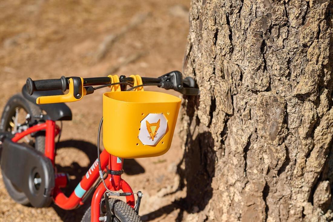 Kids Unisex Bike Pannier, Orange, No Color, large image number 5