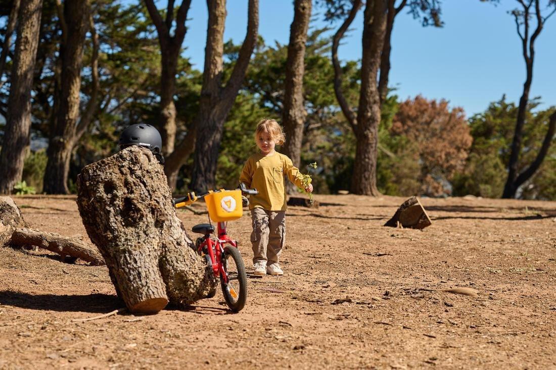 Kids Unisex Bike Pannier, Orange, No Color, large image number 6