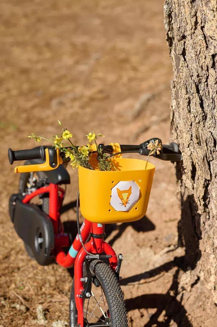 Kids Unisex Bike Pannier, Orange, No Color, large image number 7