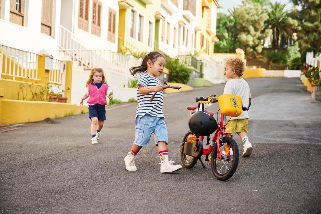 Kids Unisex Bike Pannier, Orange, No Color, large image number 10