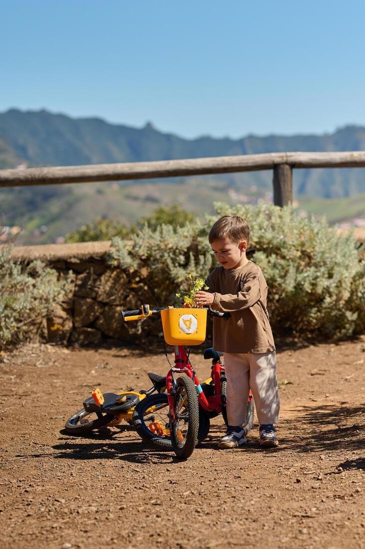 Kids Unisex Bike Pannier, Orange, No Color, large image number 11