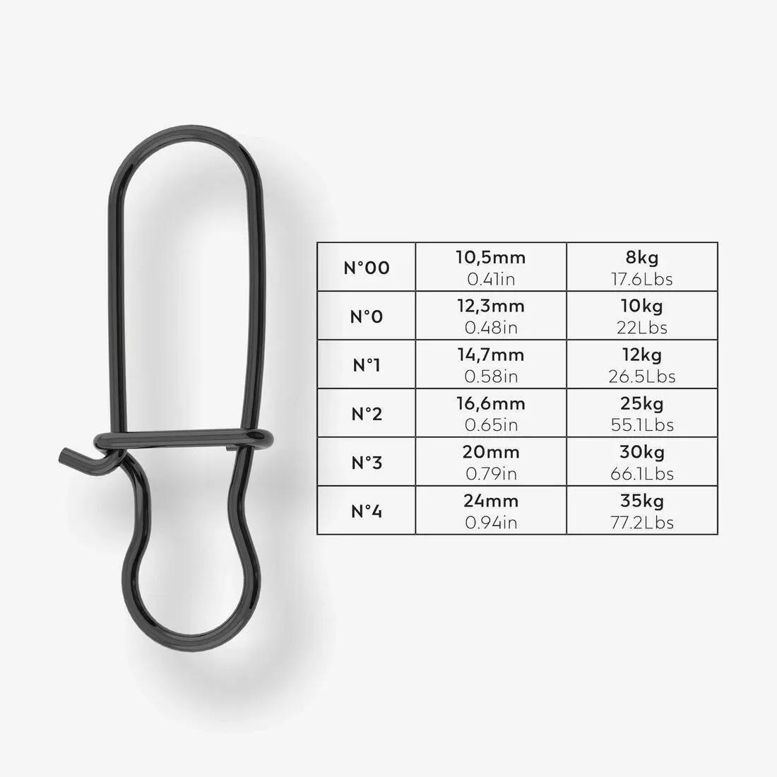 Double Snap Hook - Nickel, Black , No Color, large image number 1