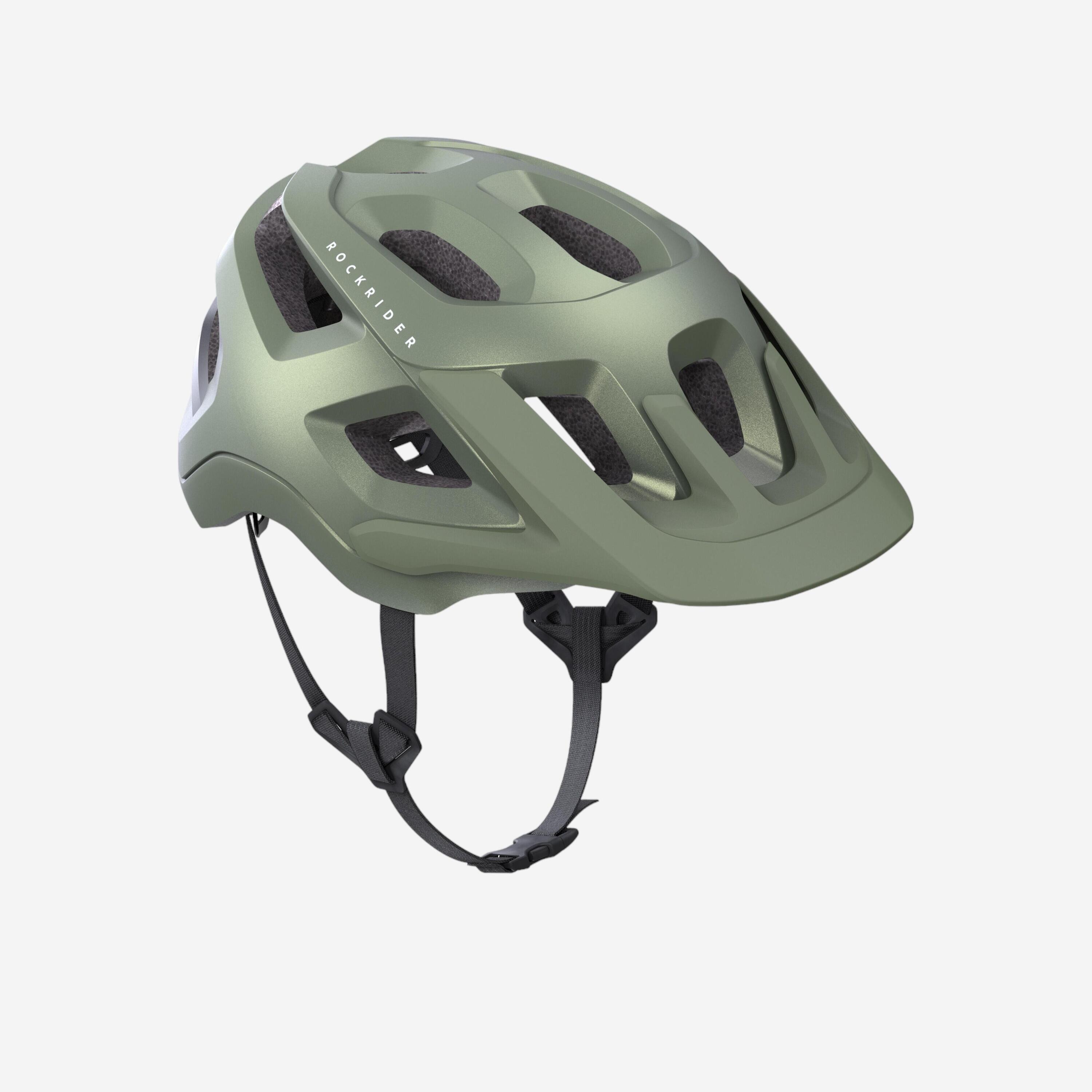 Mountain Bike Helmet ST500, Green, No Color, large image number 0