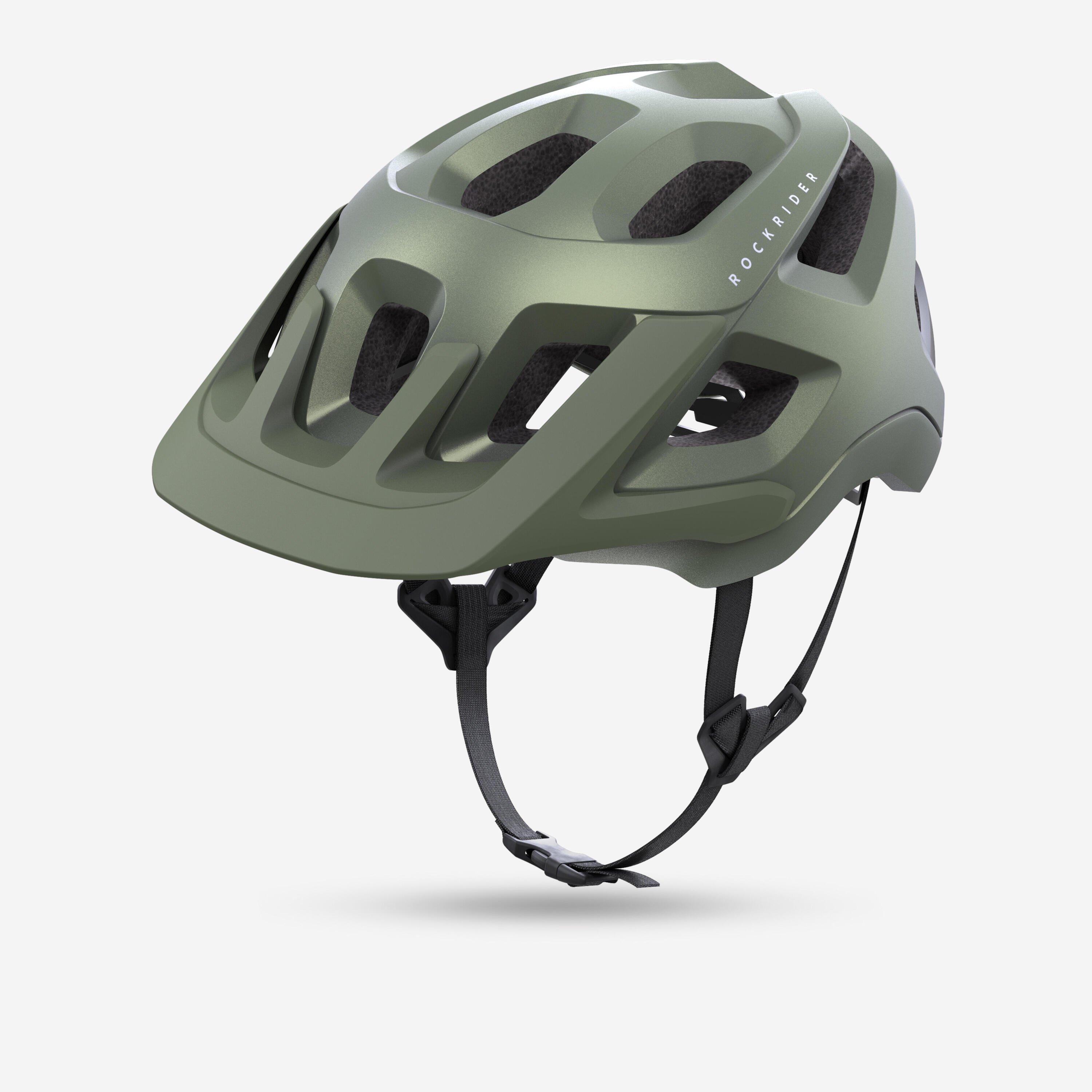 Mountain Bike Helmet ST500, Green, No Color, medium