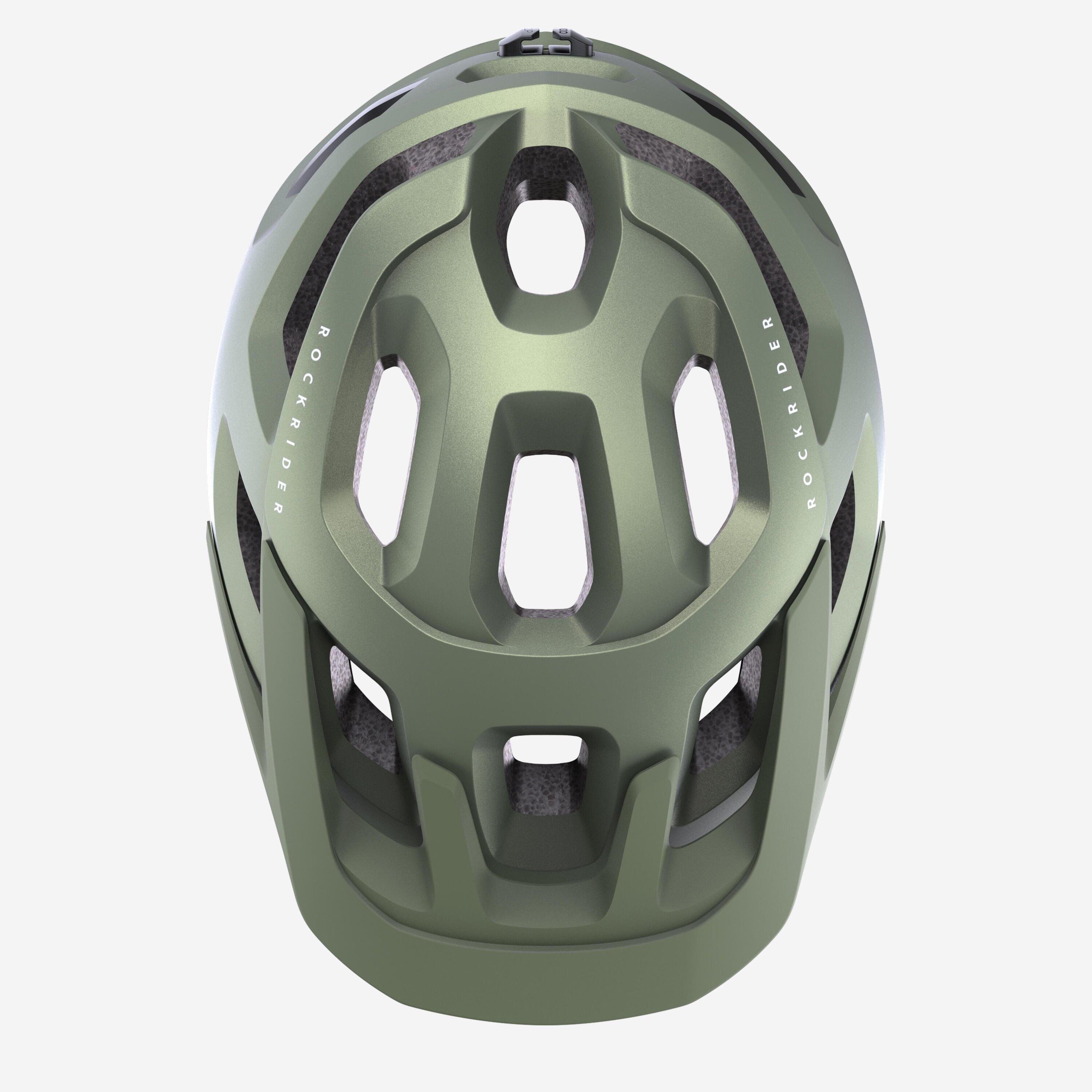 Mountain Bike Helmet ST500, Green, No Color, large image number 4