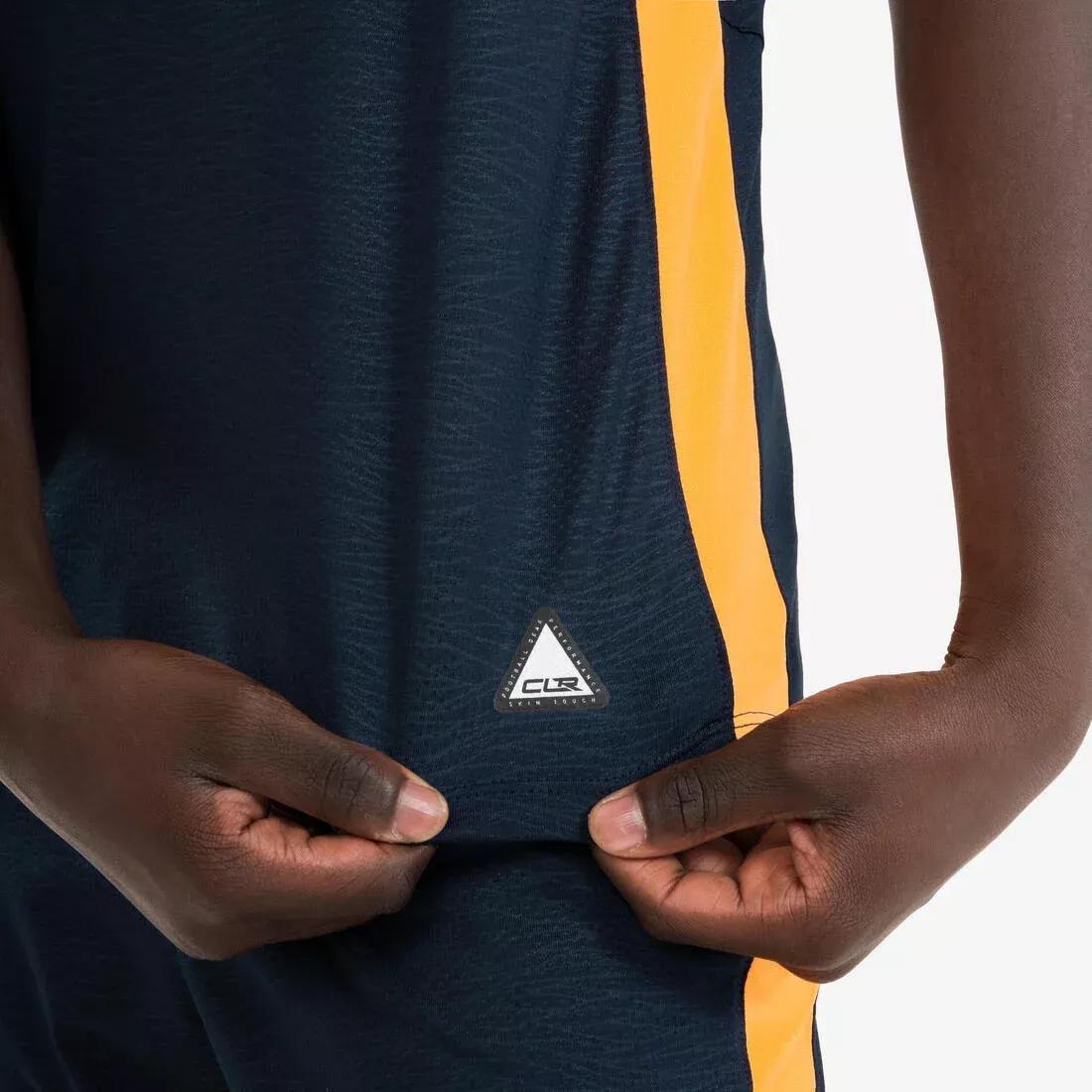 Kids Unisex Short-Sleeved Football Shirt CLR, Navy, No Color, large image number 4