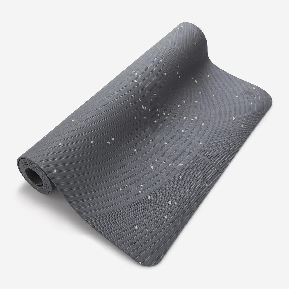 Light Yoga Mat, Steel Grey, No Color, large image number 1
