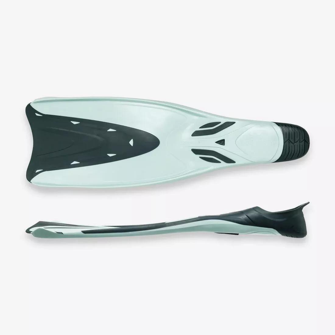 Unisex Diving Fins - Ff 500 Soft, Green, No Color, large image number 9