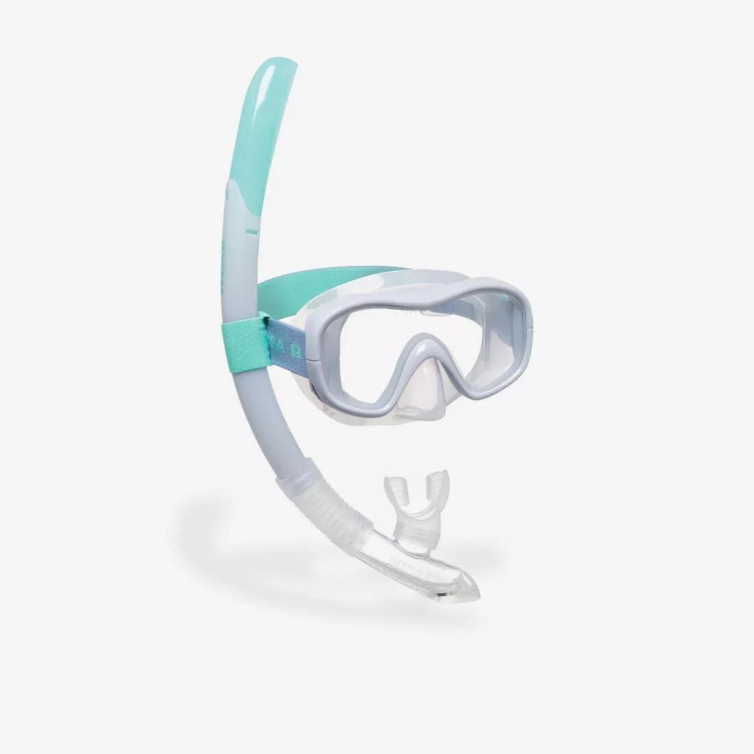 DEFAULT Adult Diving Snorkelling Kit - Mask and Snorkel - 100, No Color, large image number 2