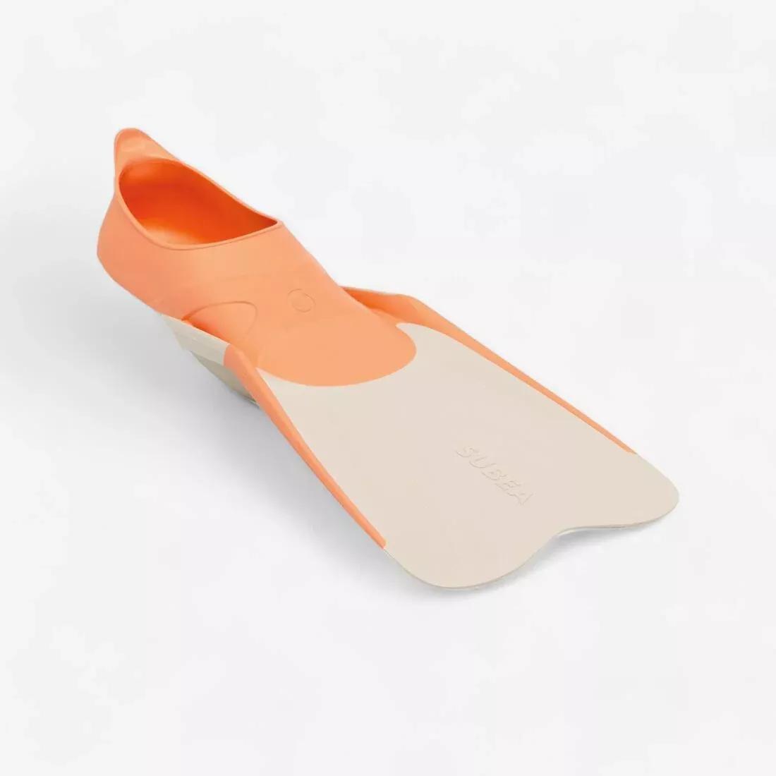 Kids' Diving Fins - FF 100 Soft, No Color, medium