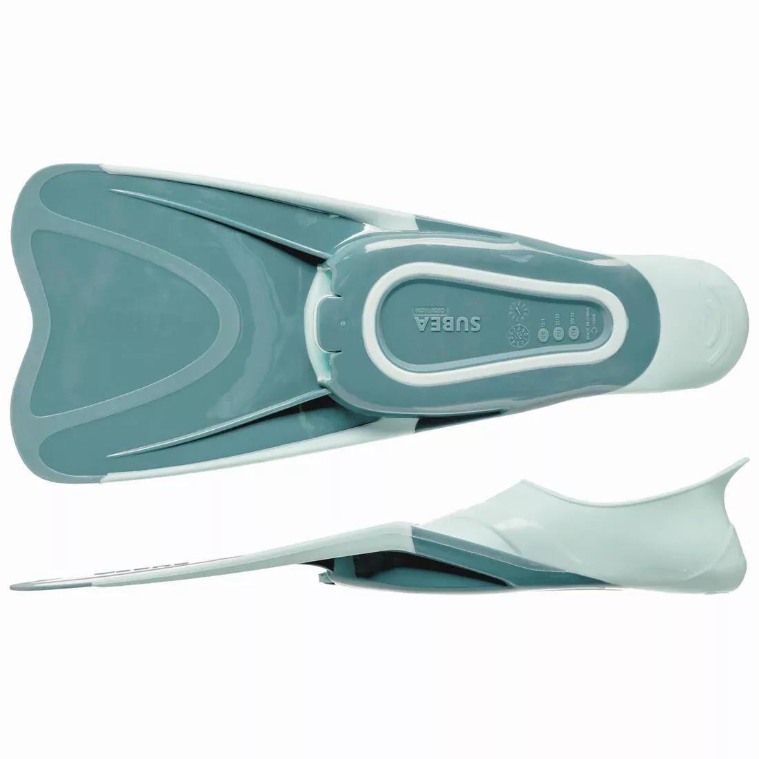 Kids' Diving Fins - FF 100 Soft, No Color, large image number 9