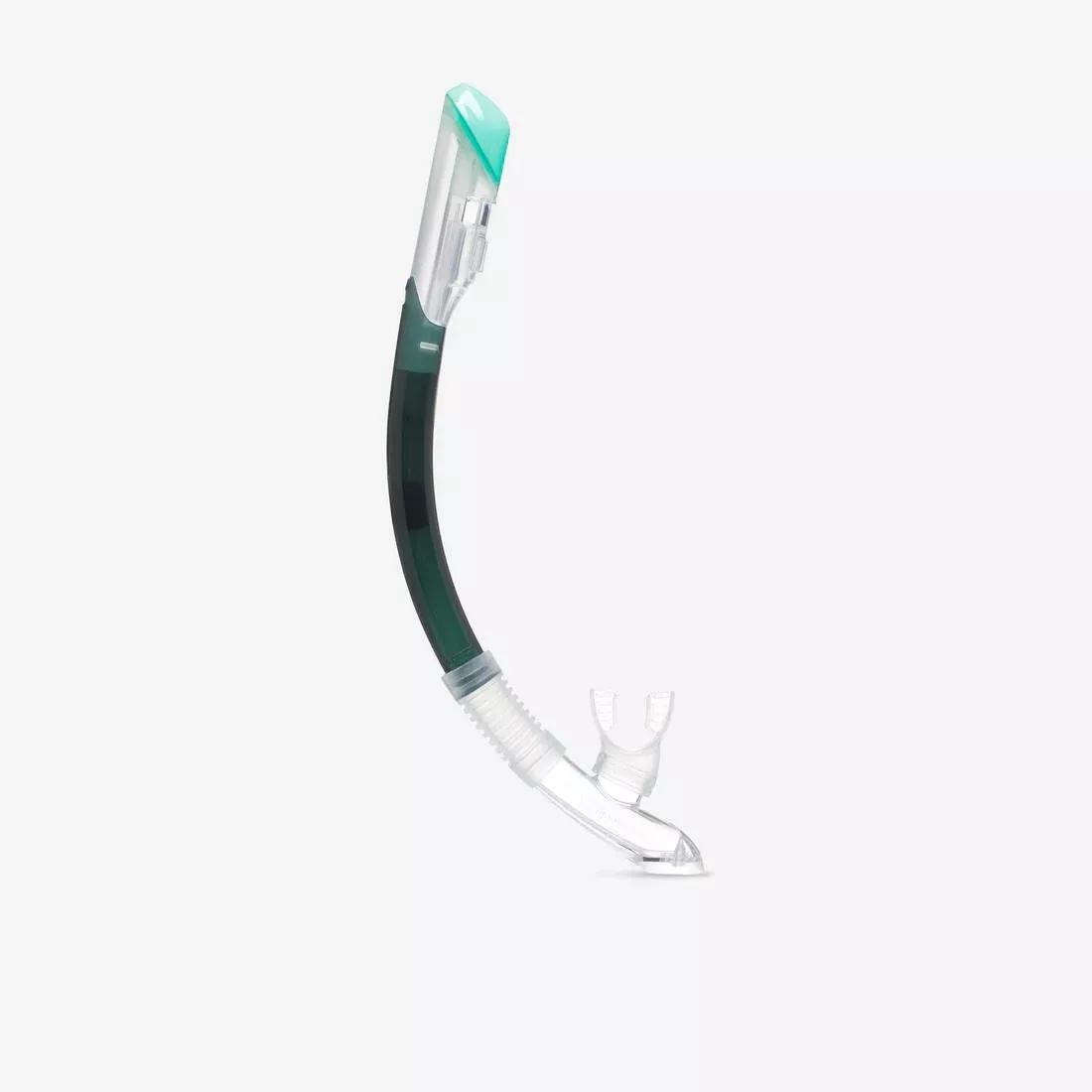 Dry Diving Snorkel With Drytop Valve System - 100 Dry Top, Blue, No Color, medium