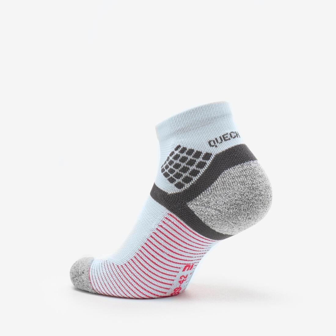 Hiking socks - MH500 Mid x2 pairs, No Color, large image number 2