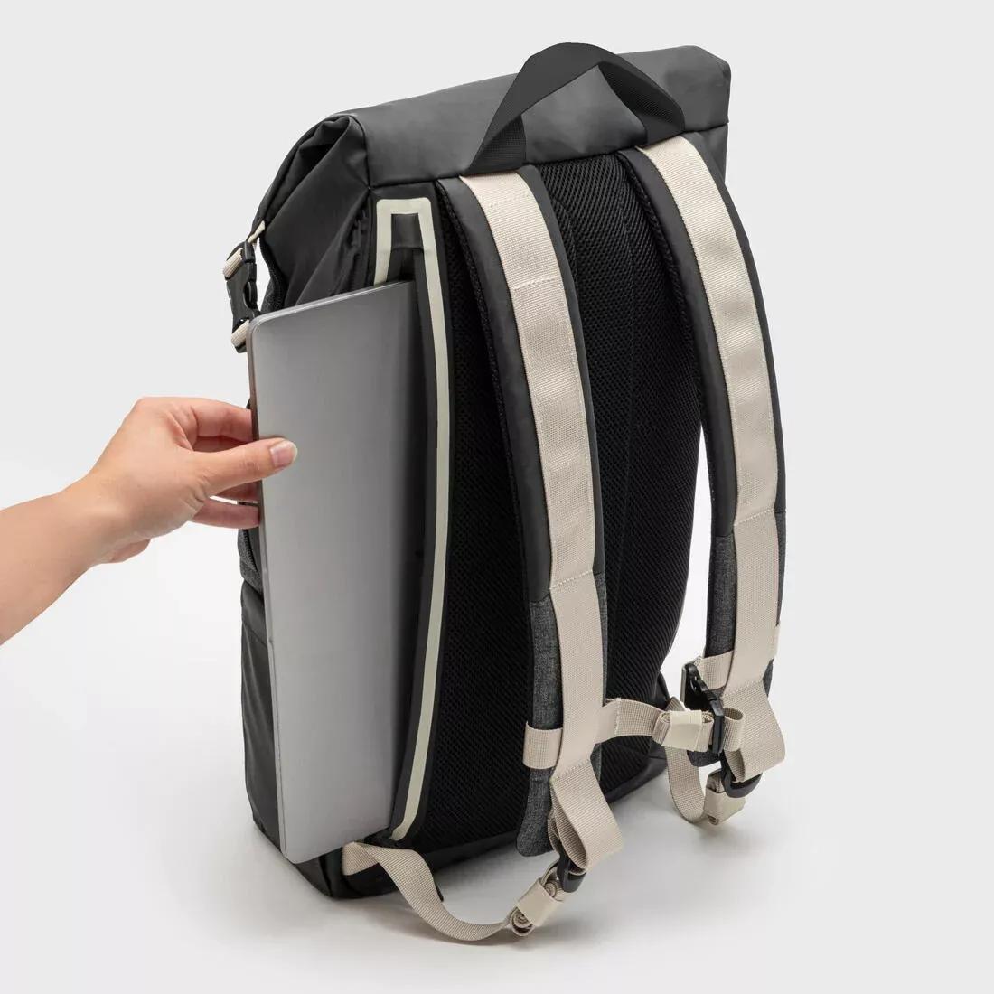 SMOKED BLACK 25L Urban Backpack, No Color, large image number 2