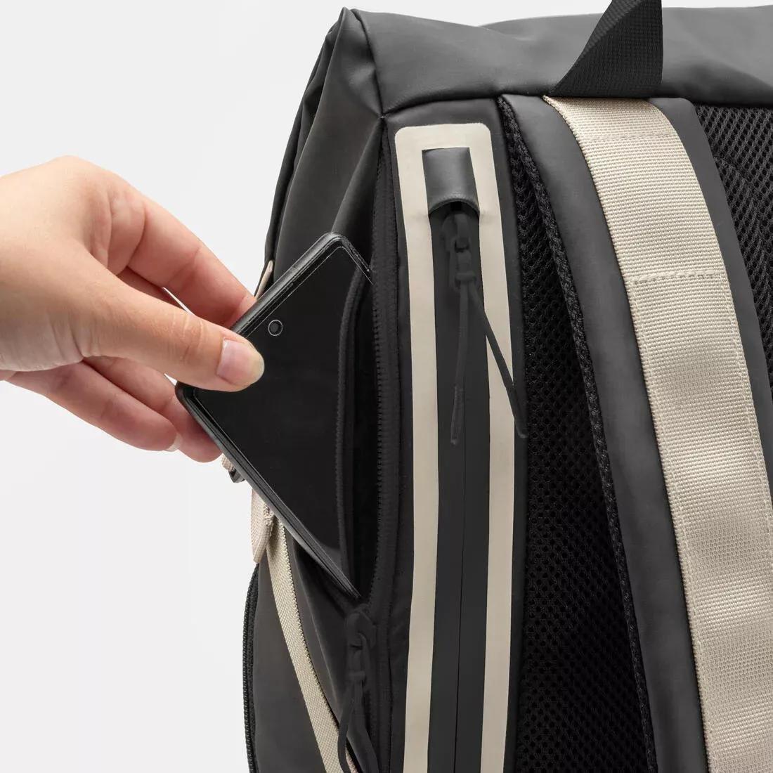 SMOKED BLACK 25L Urban Backpack, No Color, large image number 3