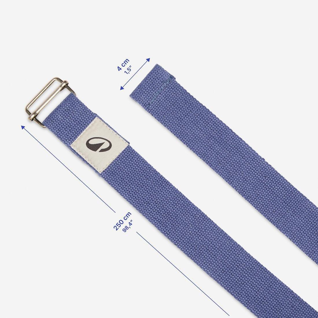 Yoga Strap 2.5 m, Blue, No Color, large image number 3