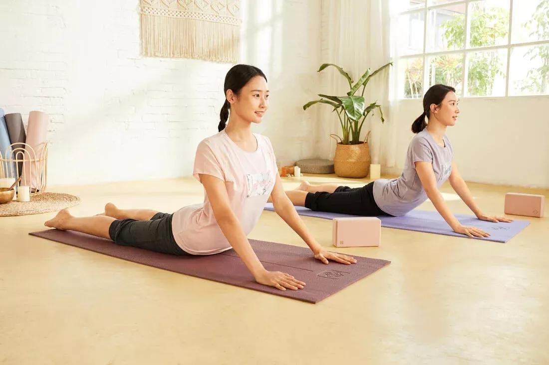 DARK OLIVE GREEN Gentle Yoga Comfort Mat 173 cm ⨯ 61 cm ⨯ 8 mm, No Color, large image number 7
