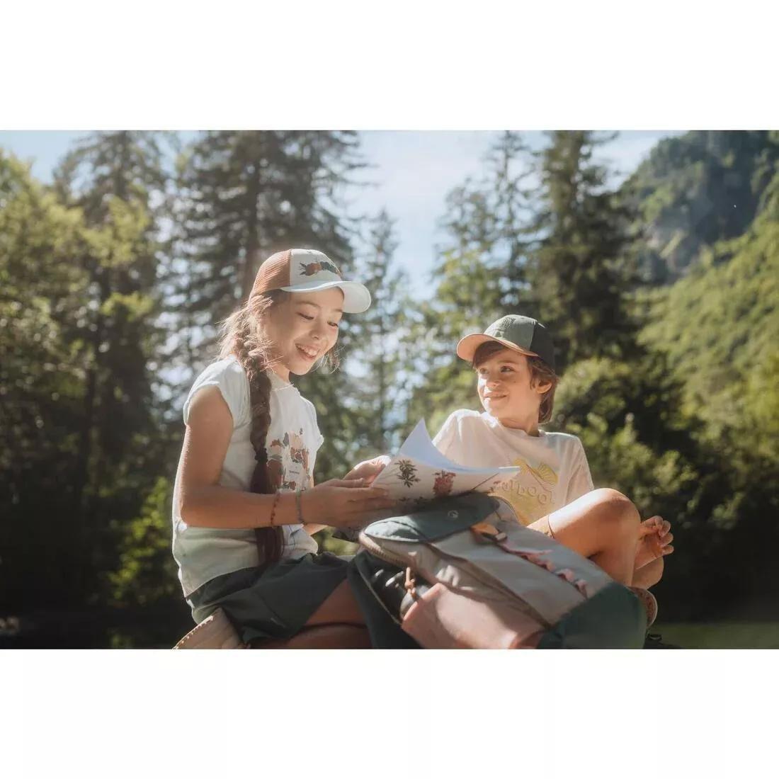 Kids Unisex Hiking T-Shirt - 7-15 Years - Nh100, Green, No Color, large image number 8