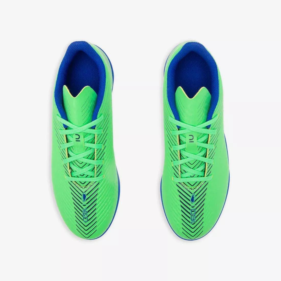 Kids Unisex Lace-Up Football Boots - 160 Ag/Fg, Green, No Color, large image number 8