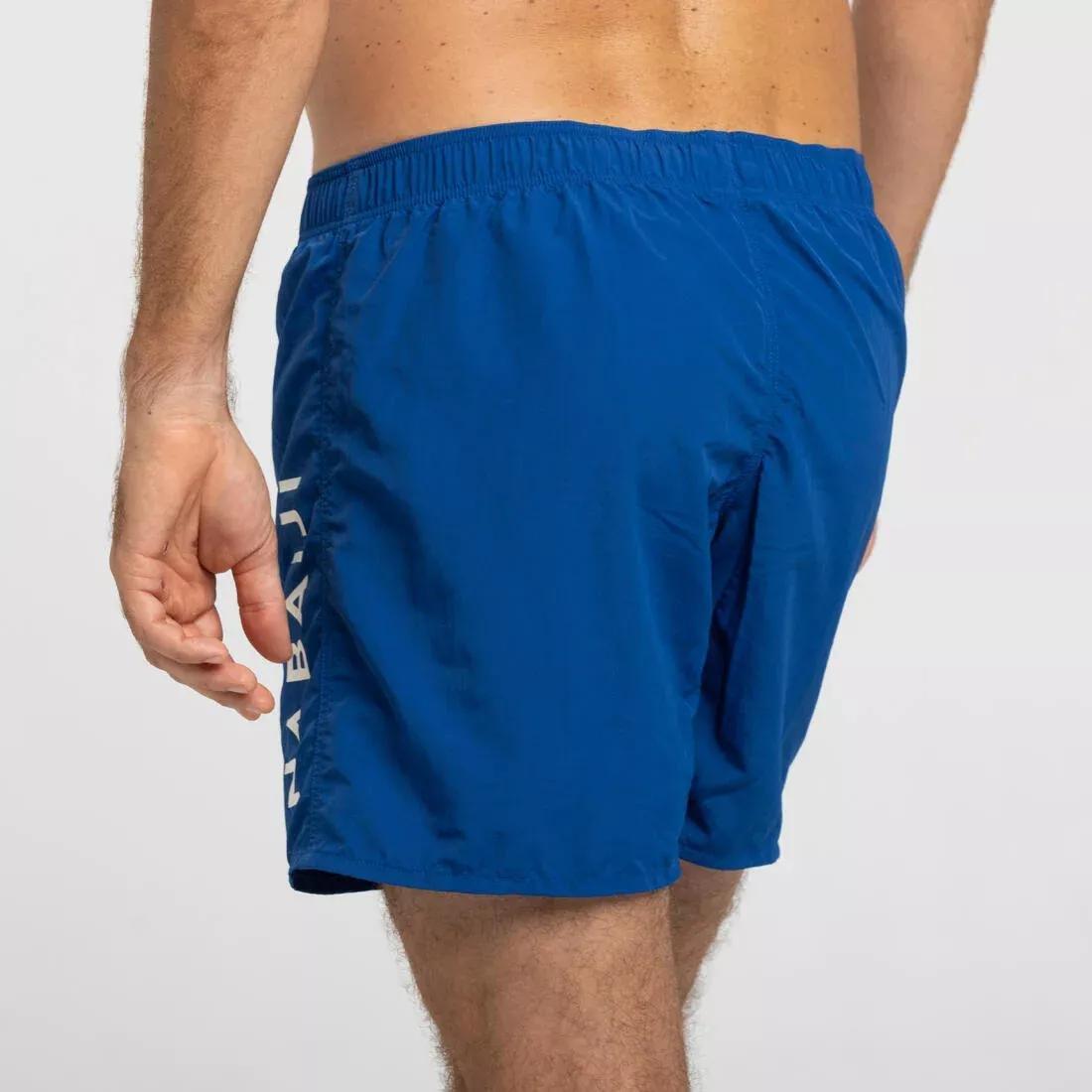 DENIM BLUE MEN'S SWIM SHORTS 100, , large image number 7