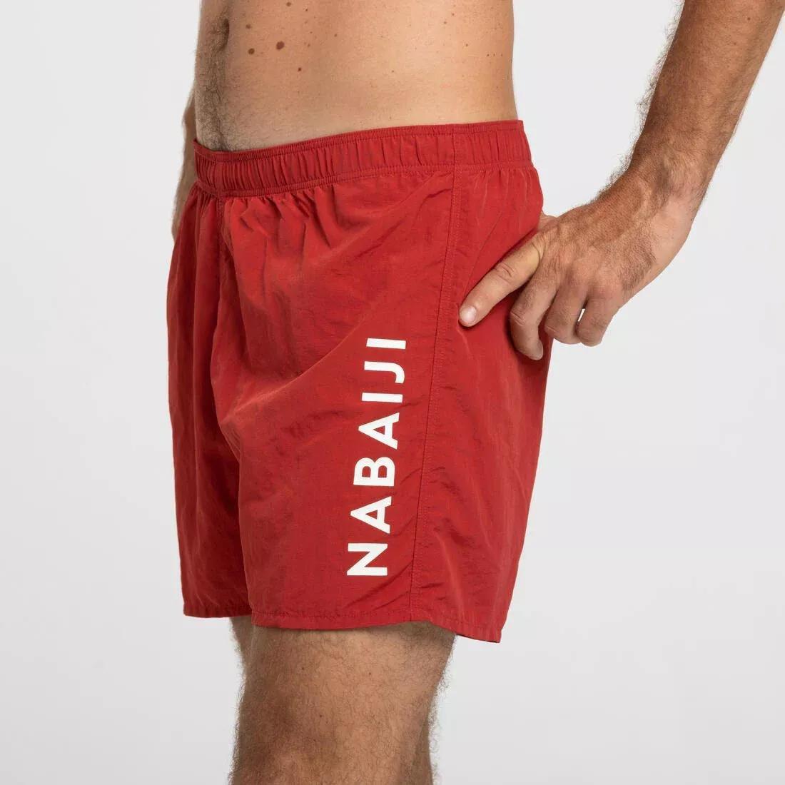 DENIM BLUE MEN'S SWIM SHORTS 100, , large image number 10