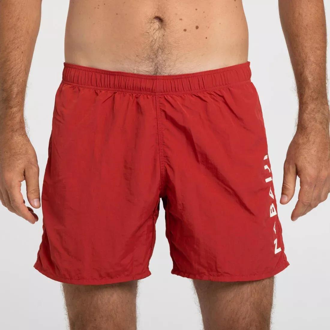 RUBY RED MEN'S SWIM SHORTS 100, No Color, medium