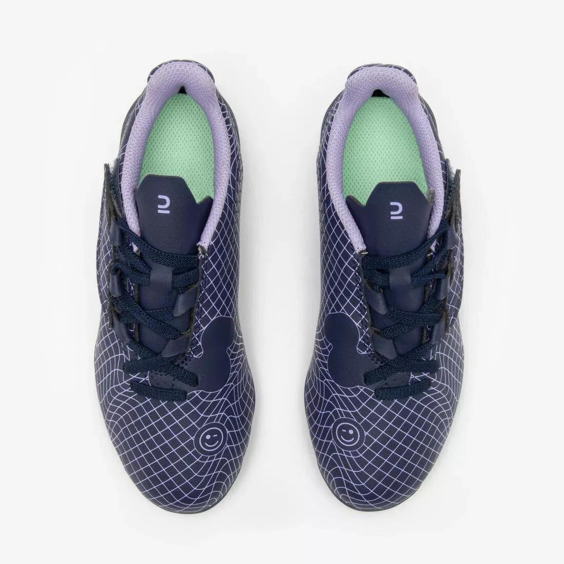 Kids Rip-Tab Football Boots - Viralto I Easy MG/AG, Nebula, No Color, large image number 4