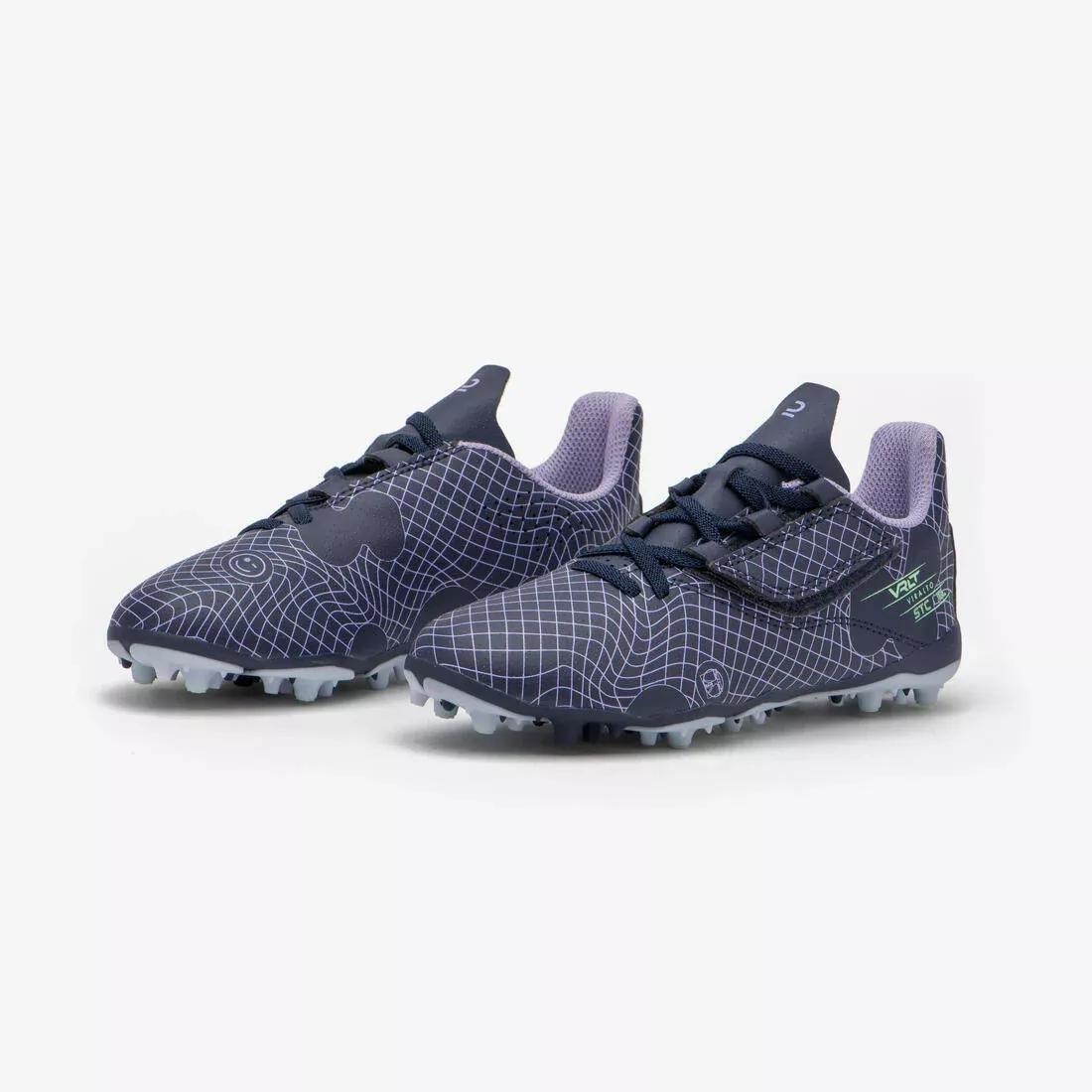 Kids Rip-Tab Football Boots - Viralto I Easy MG/AG, Nebula, No Color, large image number 6