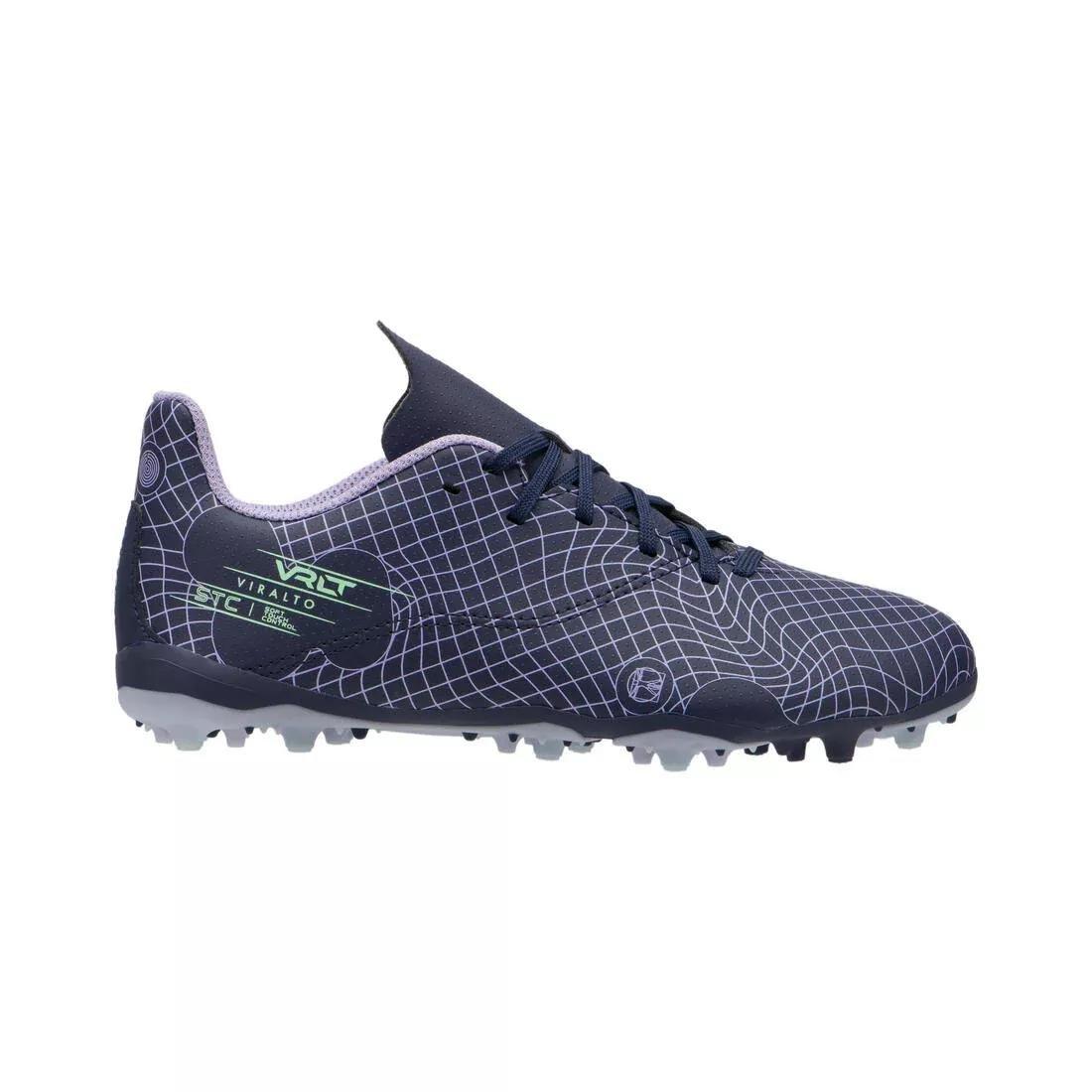Kids Lace-Up Football Boots - Viralto I MG/AG, Nebula, , medium