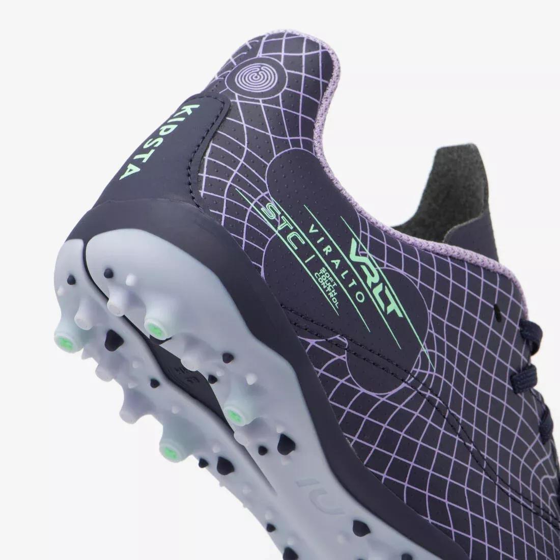 Kids Lace-Up Football Boots - Viralto I MG/AG, Nebula, , large image number 2