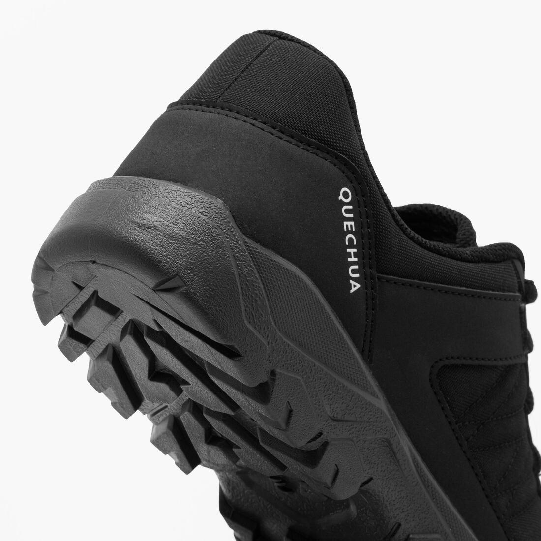 SMOKED BLACK Men's hiking shoes-NH50 LOW, , large image number 4