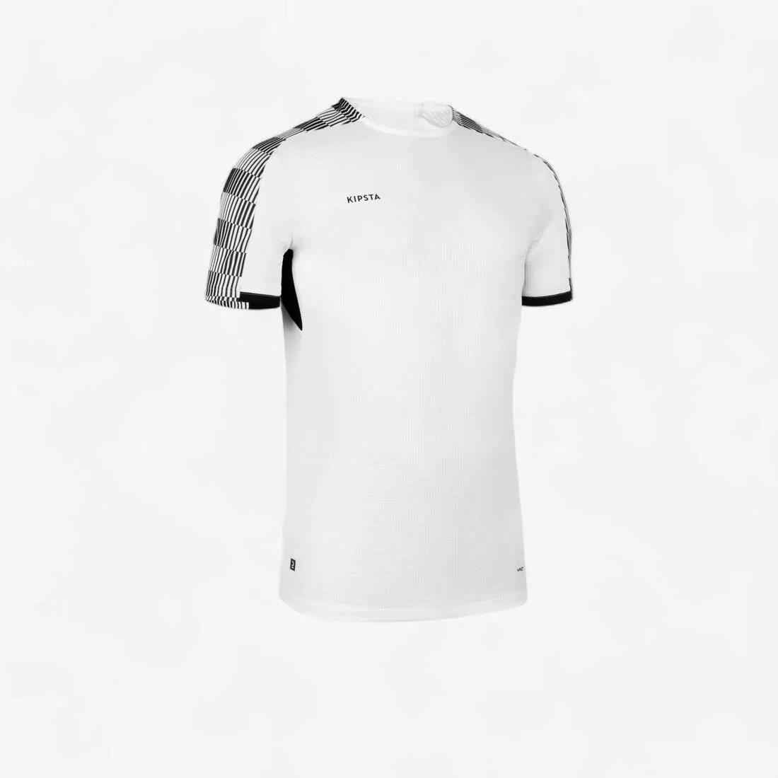 Short-Sleeved Football Shirt Viralto Ltd - Blue Grey & Neon, black, , medium