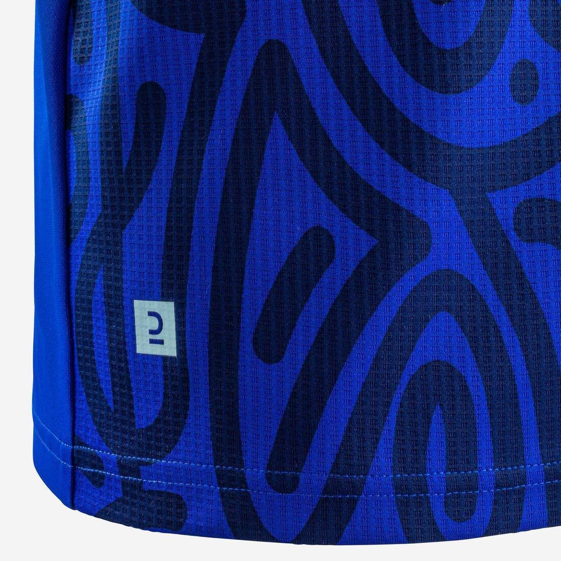 Short-Sleeved Football Shirt Viralto Ltd - Blue Grey & Neon, black, , large image number 3