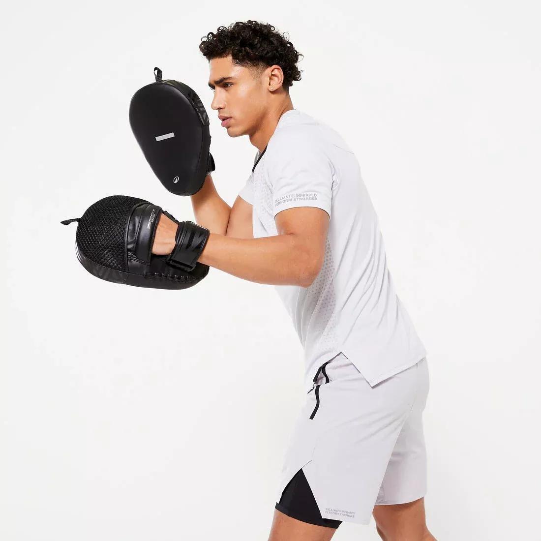 DEFAULT Curved Punch Mitts with Fastener Strap - Black, No Color, large image number 6