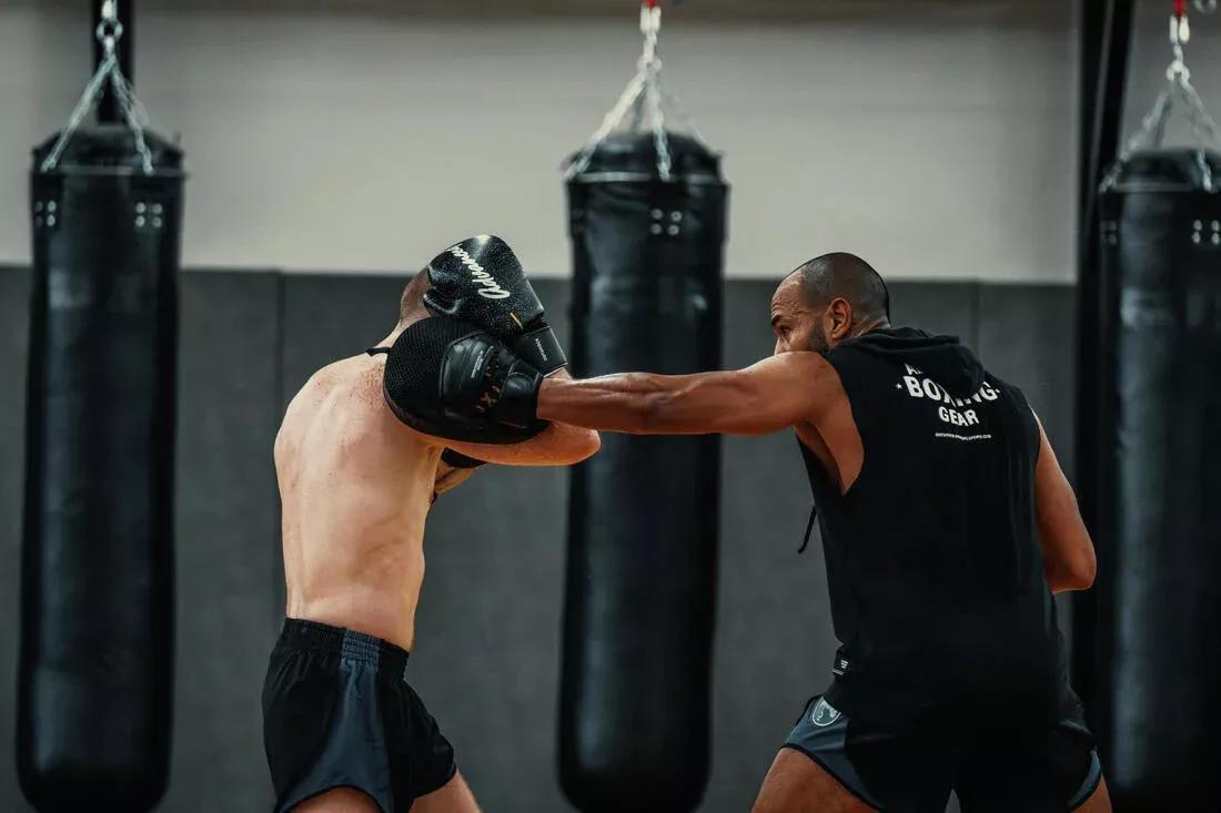 DEFAULT Curved Punch Mitts with Fastener Strap - Black, No Color, large image number 7