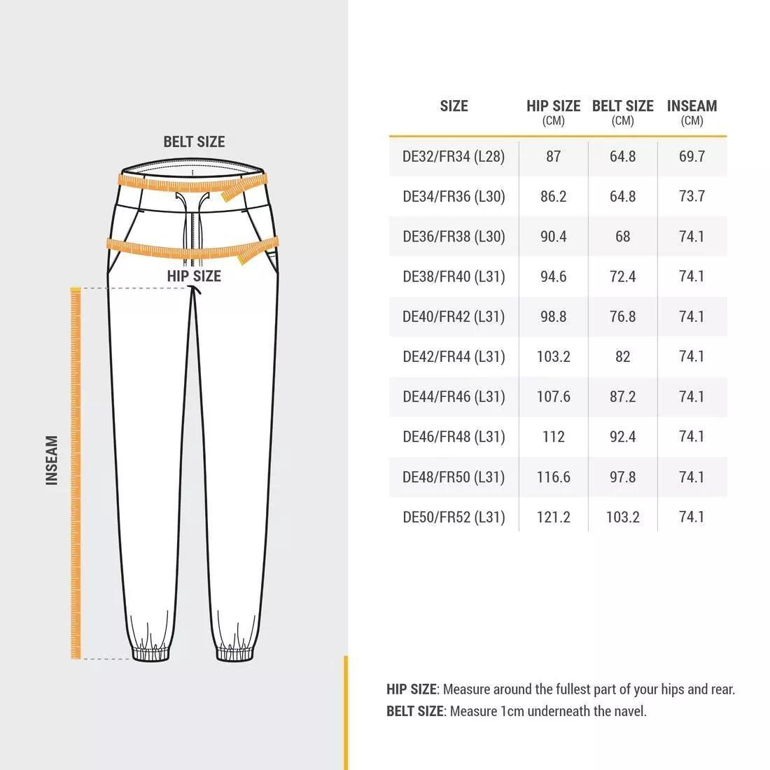 Women Hiking Trousers - NH100, Green, No Color, medium