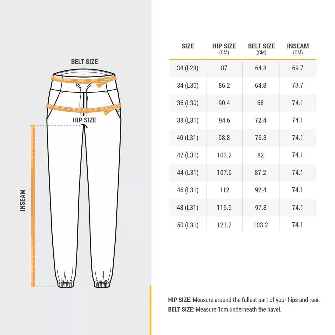 Women Hiking Trousers - NH100, Green, No Color, large image number 3