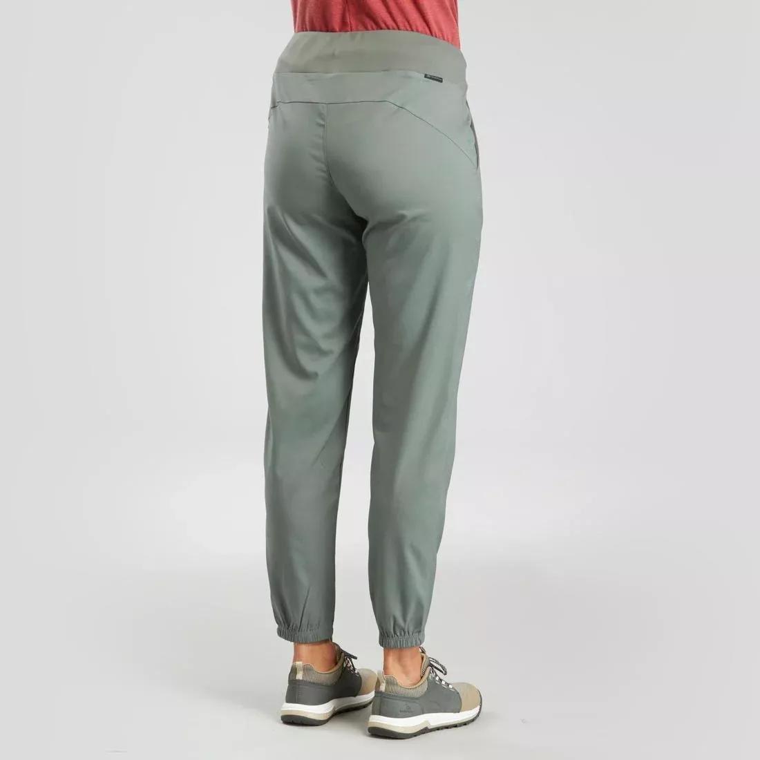 Women Hiking Trousers - NH100, Green, No Color, large image number 5