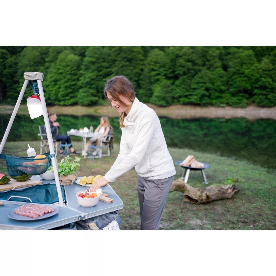 Women Hiking Trousers - NH100, Green, No Color, large image number 10