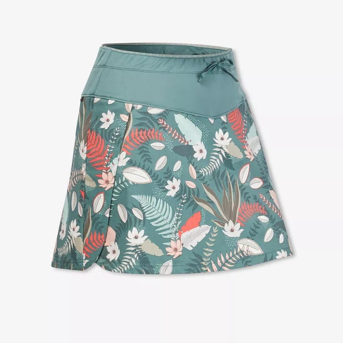 Women Hiking Skort - Nh500, Turquoise, , large image number 5