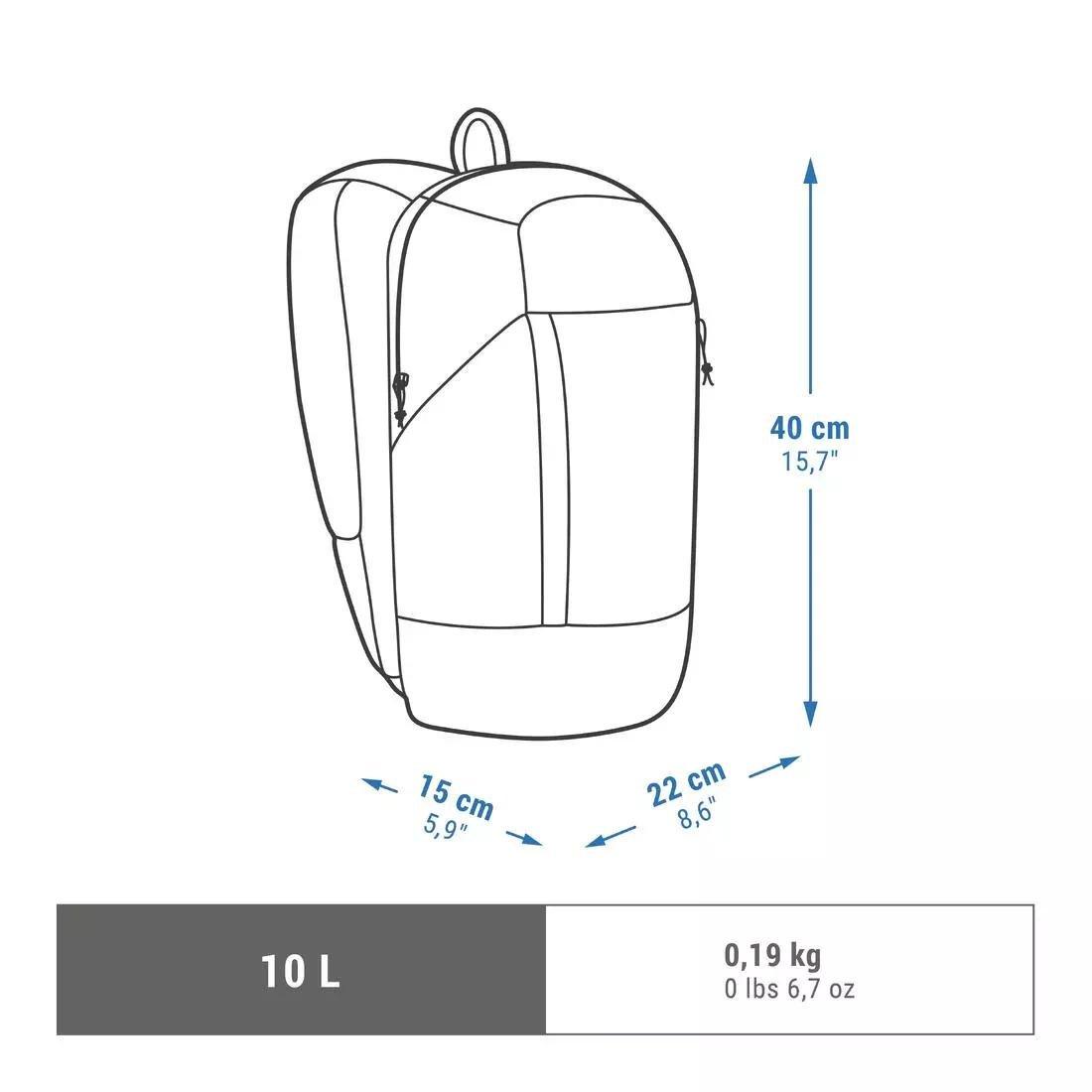 OCHRE Hiking Backpack 10L, NH100 Arpenaz, No Color, large image number 10